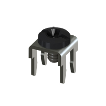 Low Profile PC Mount w/Black Screw-Assembled