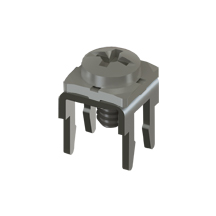 Low Profile PC Mount w/Sems Screw-Assembled