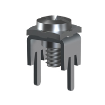 Low Profile PC Mount-w/SEMS Screw Assembled