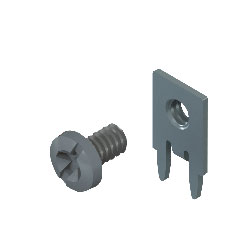 Slim-Line PC Screw Terminal, 90°- Unassembled screw