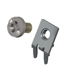 Slim-Line PC Screw Terminal, 60°- Unassembled screw