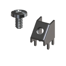 PC Mount -45 Degree Supplied w/Screw-Unassembled