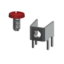 Binding Head Screw, 6-32, Red