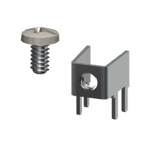 Binding Head Screw, 6-32, White