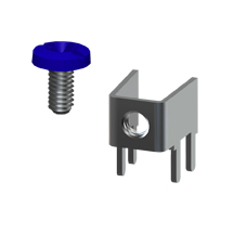 Binding Head Screw, 6-32, Blue