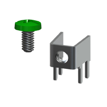 Binding Head Screw, 6-32, Green
