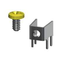 Binding Head Screw, 6-32, Yellow