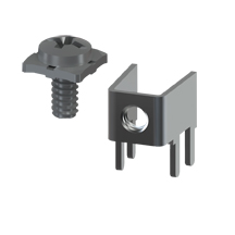 Horizontal Screw Terminal w/Sems Screw-UnAssembled