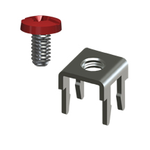 Low Profile PC Mount w/ Red Screw-Unassembled