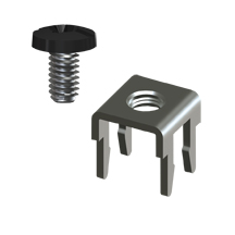 Low Profile PC Mount w/ Black Screw-Unassembled