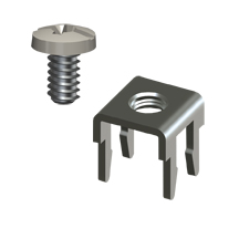 Low Profile PC Mount w/ White Screw-Unassembled