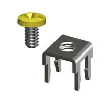 Low Profile PC Mount w/ Yellow Screw-Unassembled