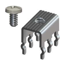 Vertical Screw Terminal w/White Screw-Unassembled