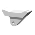 PCB Card Ejector, Upturned Lever, 1.13