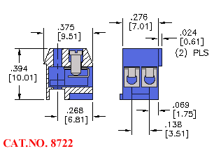 3.5mm Pluggable Terminal Block, 2 Position