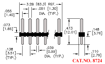3.5mm Pluggable Terminal Header, 24 Position