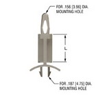 Sturdy Tension Fit Nylon PCB Support