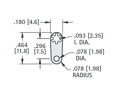 #2 Stud Lockwasher Solder Lug