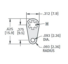 #4 Stud Lockwasher Solder Lug