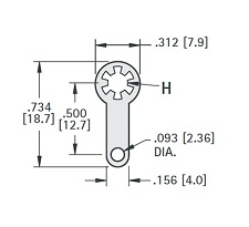 #4 Stud Lockwasher Solder Lug