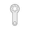 #4 Stud Lockwasher Solder Lug