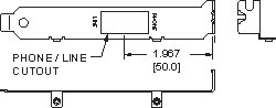 PC Bracket - PC Fax / PC Phone