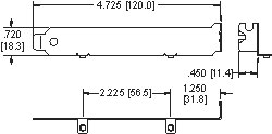 PC Bracket for EISA/ISA