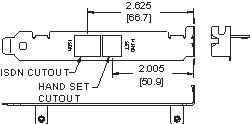PC Bracket - Network / PC Fax