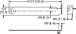 PC Bracket for PCI