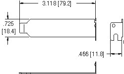 PC Bracket for Low Profile Use
