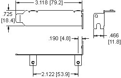 PC Bracket for Low Profile Use