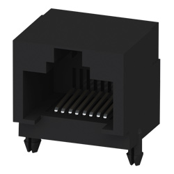 RJ45 (keystone) Jack, Compact PCB Mount