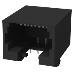RJ45 (keystone) Jack, Low Profile PCB Mount
