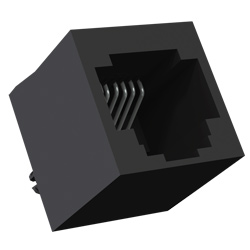 RJ45 (keystone) Jack, Vertical PCB Mount