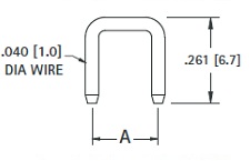 Uninsulated Shorting Pin- .200