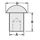 Brass Semi-Tubular Rivet