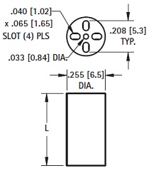 Spacer Mount for LED
