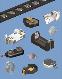 Battery Clips, Contacts & Holders
