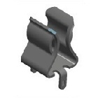 Snap-In PC Fuse Clip w/out Orientation Leg