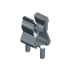 Straight PC Leg Fuse Clip-w/o Orientation Leg