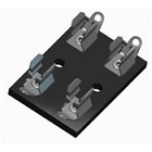 Fiberglass Base Holder for 2 3AG Fuses