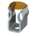 SMT Fuse Clip - w/ end stop on T&R w/ Kapton